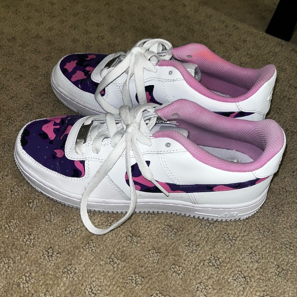 Bape inspired air forces